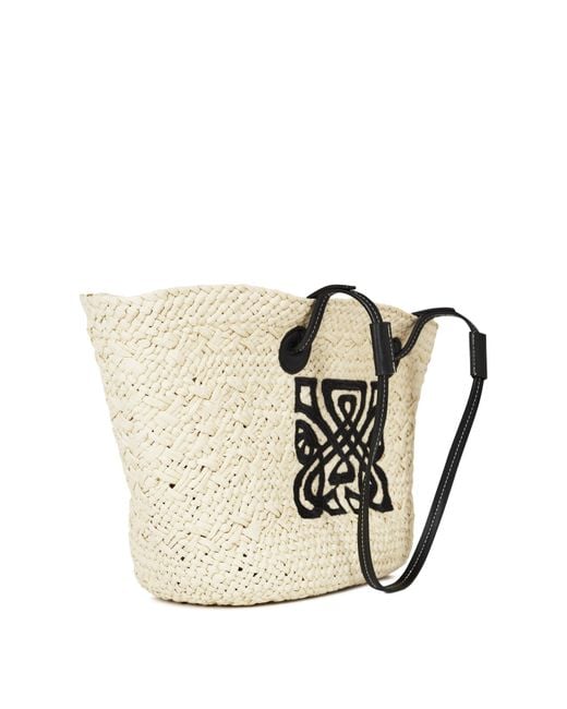 Biba Natural Straw Beach Bag