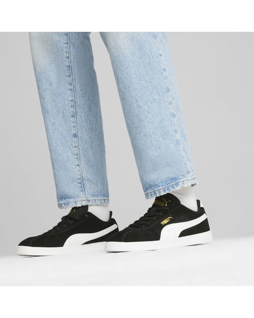PUMA Black Low-Top Trainers for men