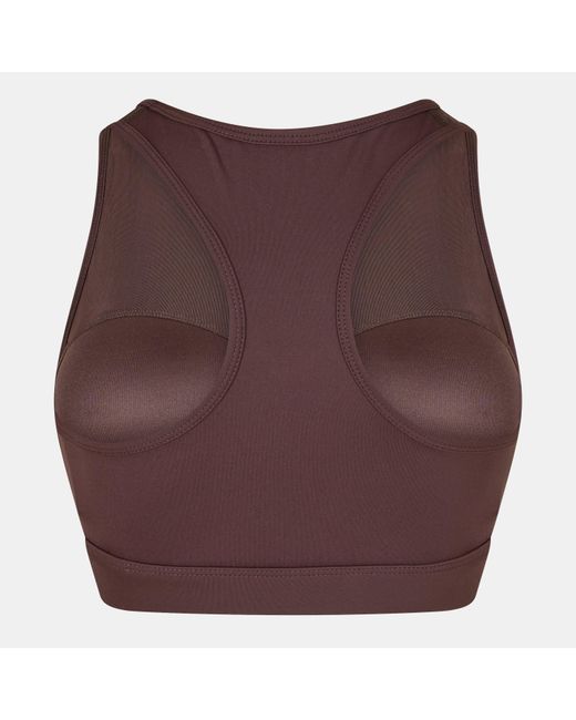Usa Pro Purple Pro Core Racer Back Sports Bra Ladies
