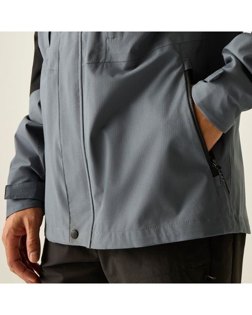 Regatta Black Freesdale Waterproof Isotex Jacket for men