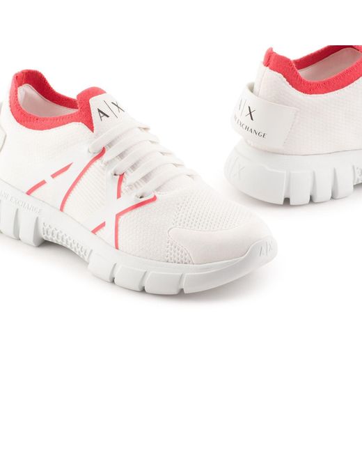 ARMANI EXCHANGE Pink Trainers