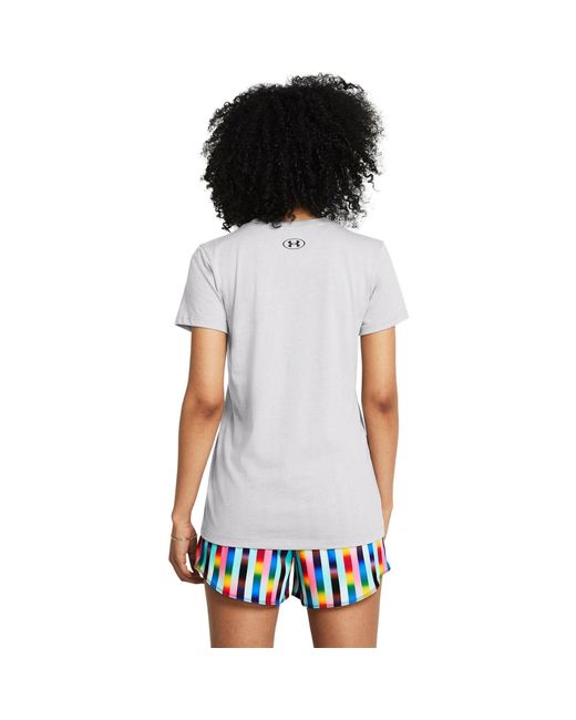 Under Armour White Pride Short Sleeve T-Shirt