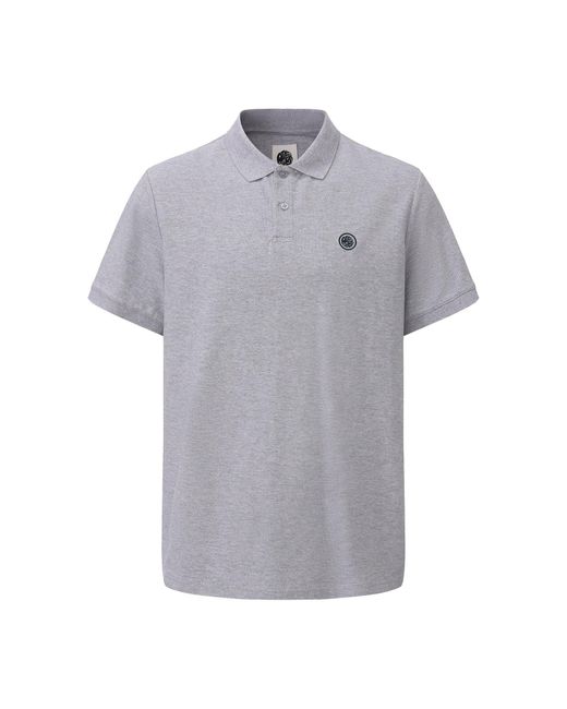 Pretty Green Gray Plain Polo for men