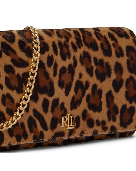 Ralph Lauren Brown Adair Chain Wallet