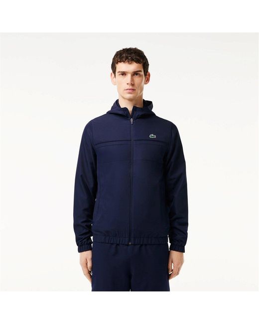 Lacoste Blue Full-Zip Track Jacket for men
