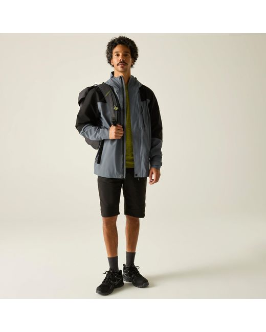 Regatta Black Freesdale Waterproof Isotex Jacket for men