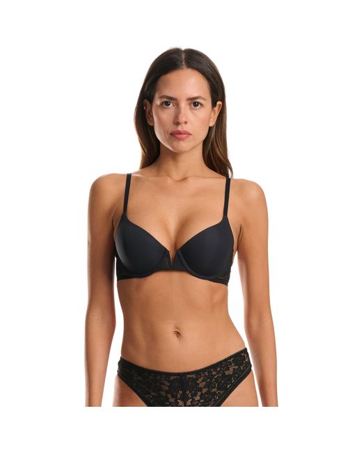 Wolford Blue Lightly Lined Demi Bra