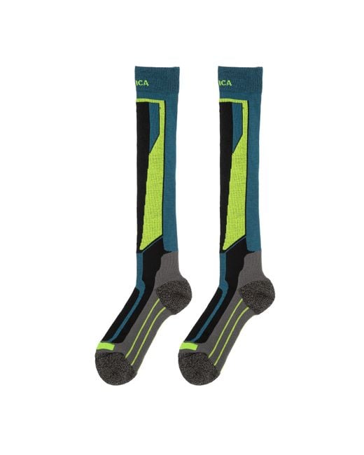 Nevica Green Davos 2 Pack Ski Sock for men
