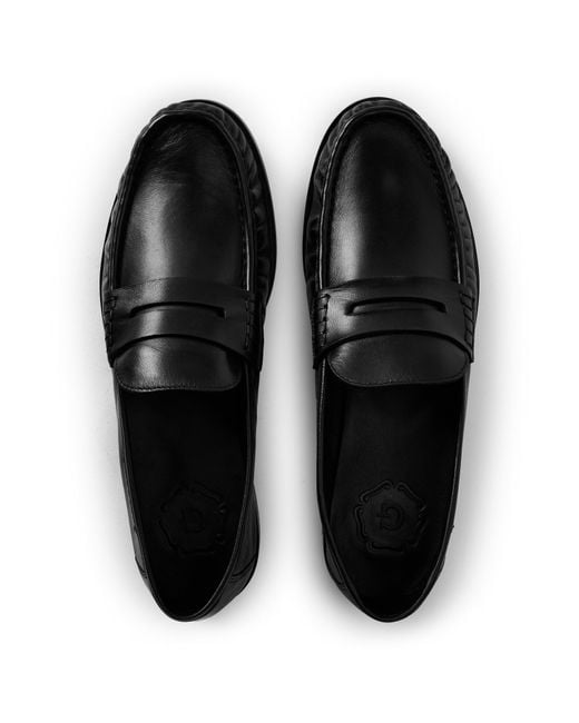 GRENSON Black Loafers for men
