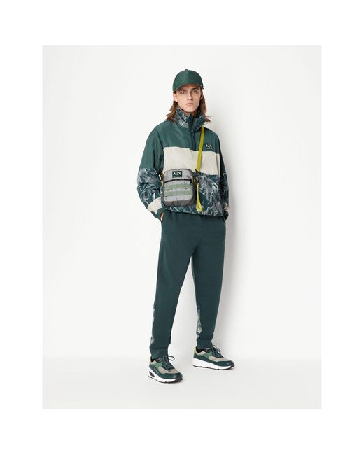ARMANI EXCHANGE Green Trousers for men