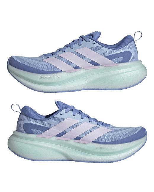 Adidas Blue Supernova Glide Running Shoes
