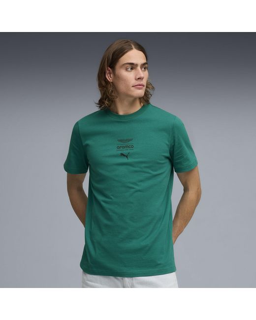 PUMA Green X Aston Martin F1Logo T-Shirt Adults
