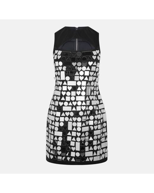Amy Lynn Black Geo Mini Dress