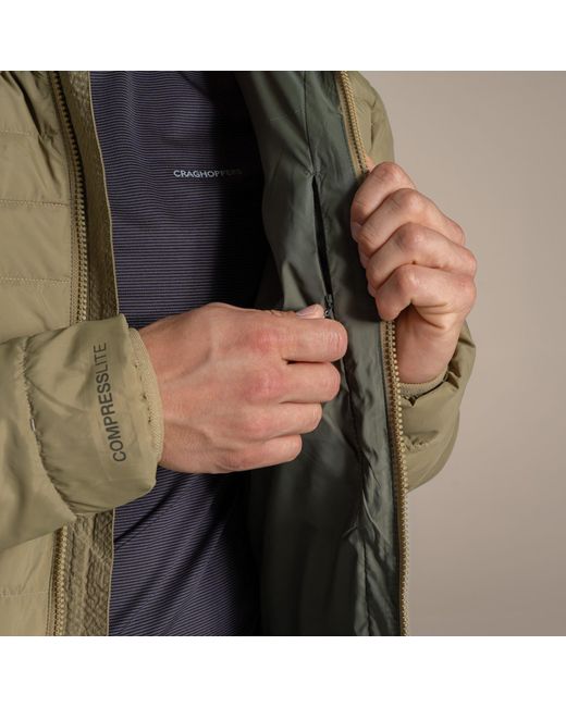 Craghoppers Green Complite Ix Lightweight Padded Jacket for men
