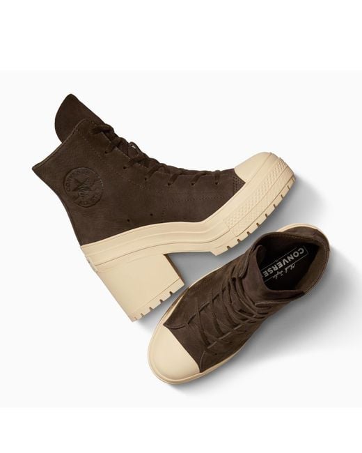 Converse Brown Adults Chuck 70 De Luxe Heel Pla High-Top Trainers