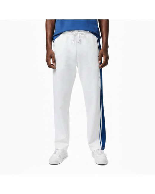 HUGO White Open Hem Fleece Joggers for men