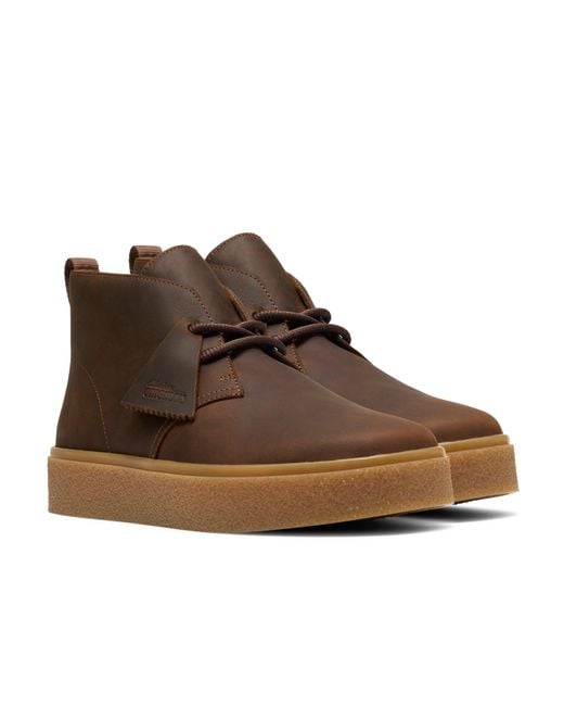 Clarks Brown Clarks Boxbee Des Bt Sn64 for men