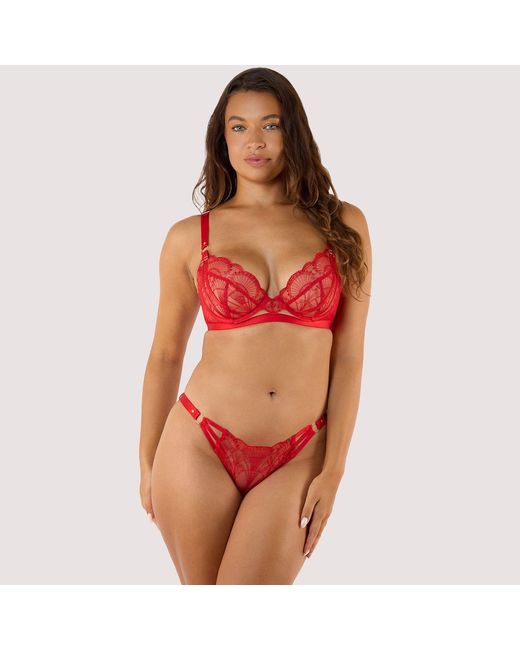 Playful Promises Pippa Deco Embroidered Plunge Bra
