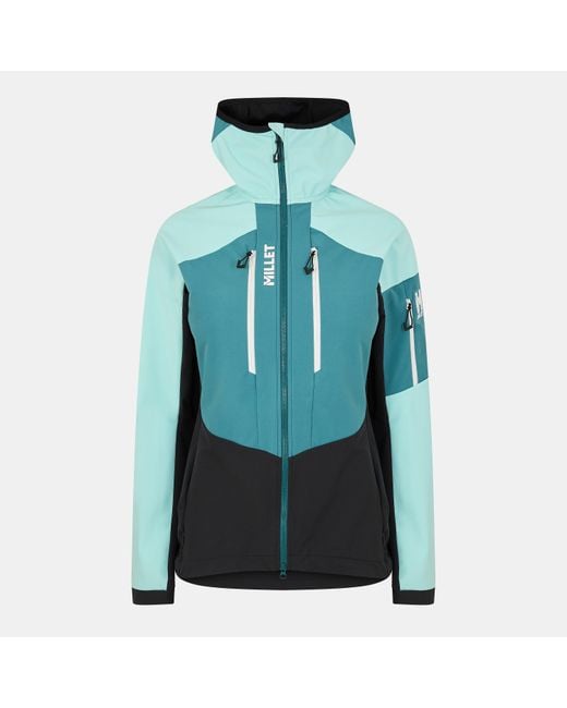 Millet Green Shield Windproof Water-Repellent Softshell Jacket