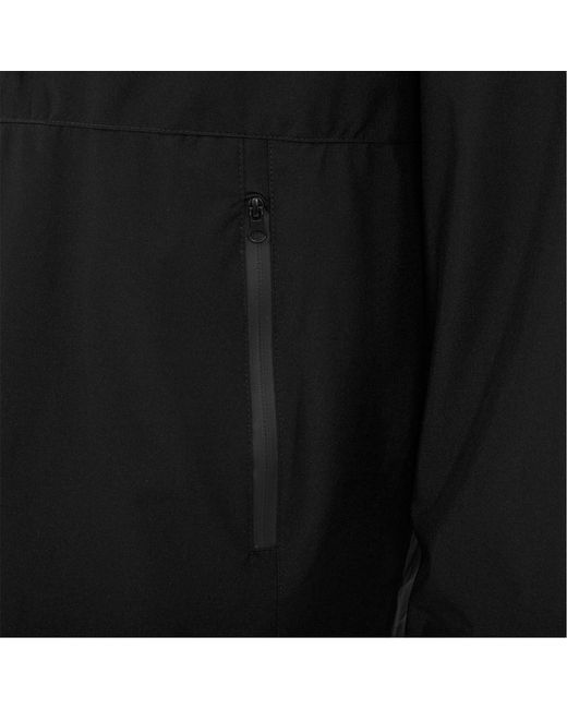 Gelert Black Hooded Water Resistant Windproof Waterproof Jacket for men