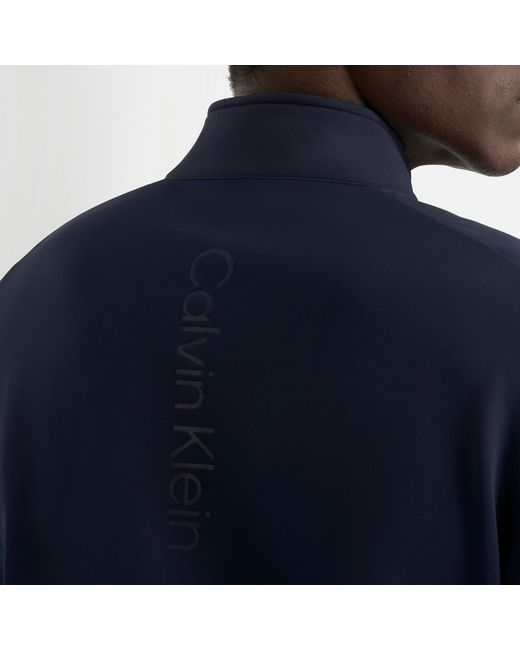 Calvin Klein Blue Performance Golf Jacket for men