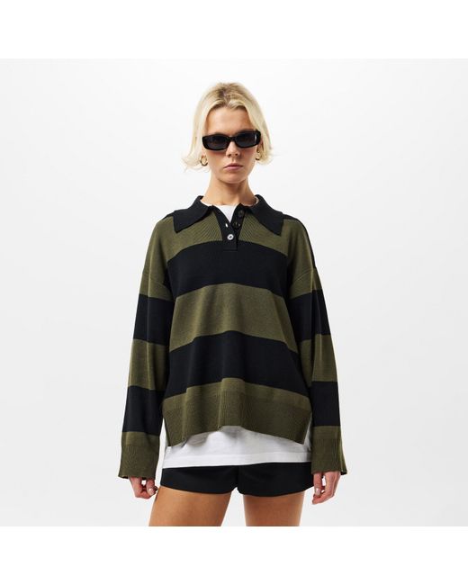 EDITED Green Laiani Polo Sweater