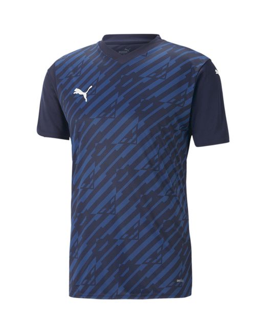 PUMA Blue Short-Sleeve Performance T-Shirt for men