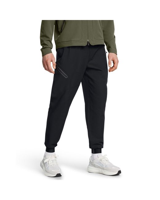 Under Armour Blue Unstoppable Closed Hem Woven Joggers for men