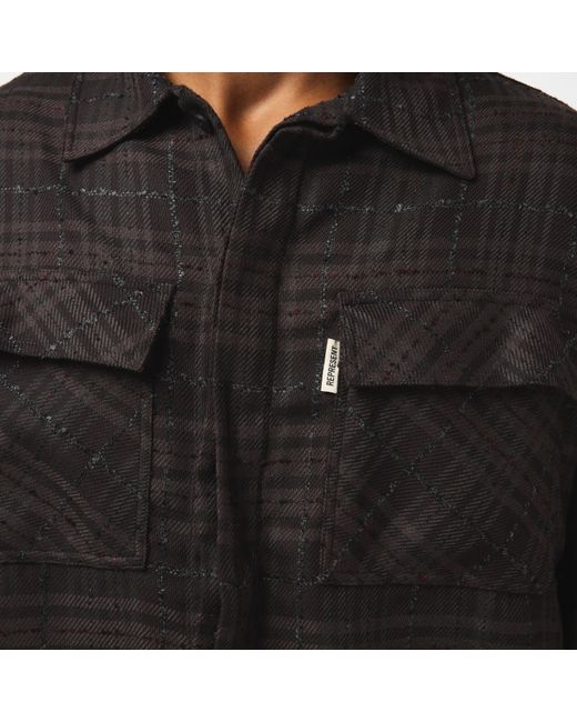 Represent Black Overshirt for men