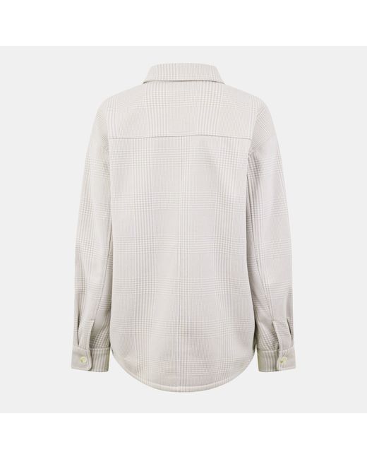 Jack Wills White Ouston Shacket Structured Overshirt