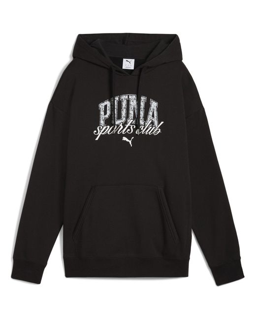 PUMA Black Overhead Hoodie