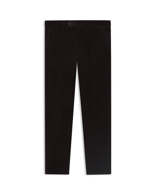 Boss Black X Beckham Striped Pleat-Front Trousers for men