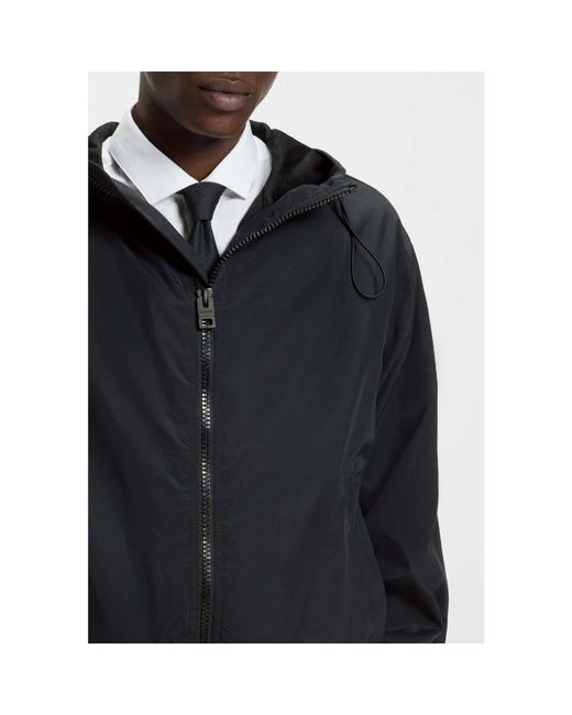 HUGO Black Benji2521 Windbreaker Jacket for men