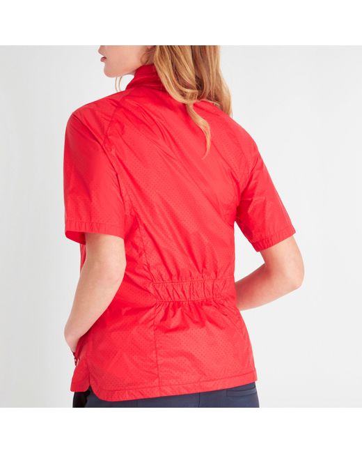 Calvin Klein Red Weather Resistant Performance Golf Jacket