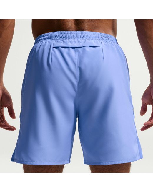 Nike Blue Miler 7 Performance Running Shorts for men