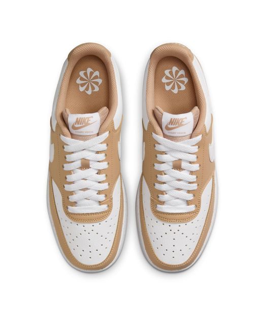 Nike Brown Court Vision Low Next Nature Shoes