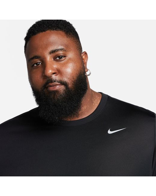 Nike Black Dri-Fit Legend Long-Sleeve Fitness Top for men