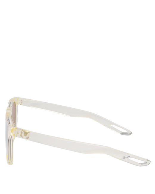Nike White Flatspot Xxii Wayfarer Sunglasses