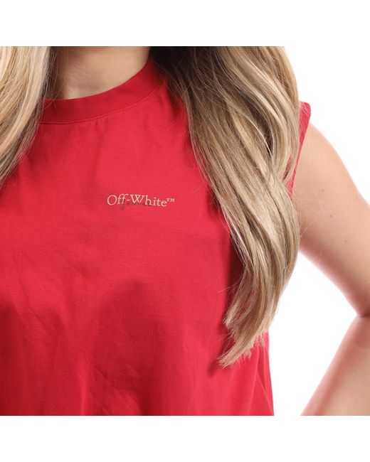 Off-White c/o Virgil Abloh Red Arrow Crop Top