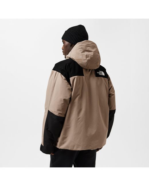 The North Face Brown Mountain Insulated Water Repellent Short Puffer Jacket for men