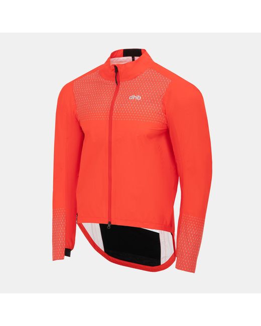 Dhb Red Aeron Cycling Jacket for men