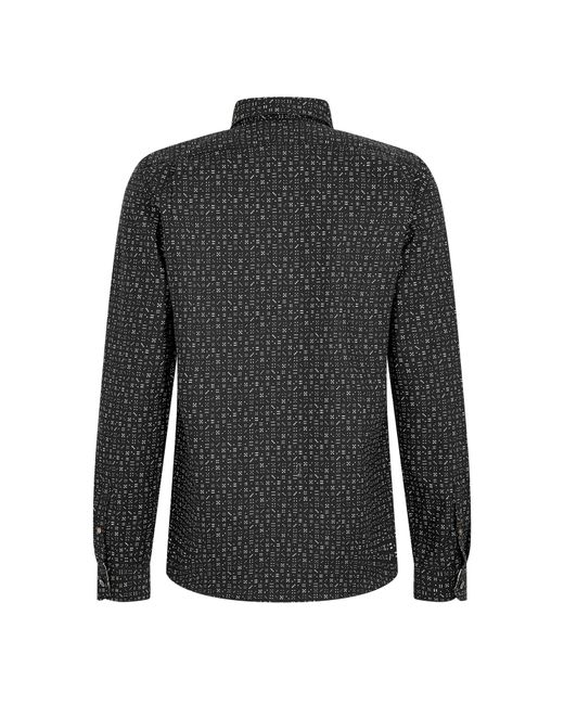 Paul Smith Blue Ps Dice Ls Shirt Sn61 for men