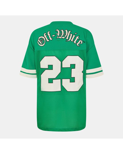 Off-White c/o Virgil Abloh Green Regular Fit T-Shirt for men