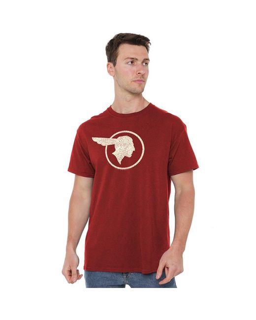 Other Red Pontiac Old Chief Pontiac T Shirt Cardinal for men