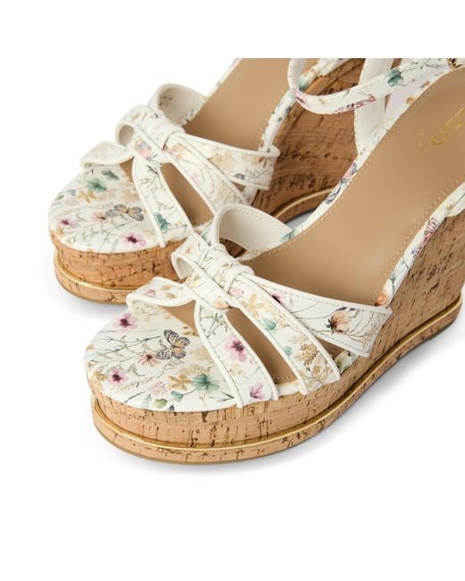 ALDO Metallic Wedge Heel Sandals