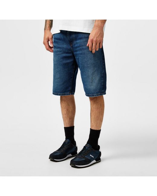 Boss Blue Parkour Runner Style Trainers for men