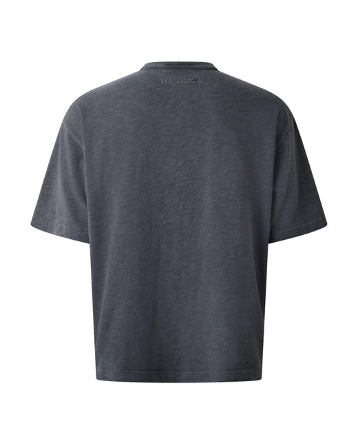MKI Miyuki-Zoku Gray Slub Tee Oversized Fit T-Shirt for men