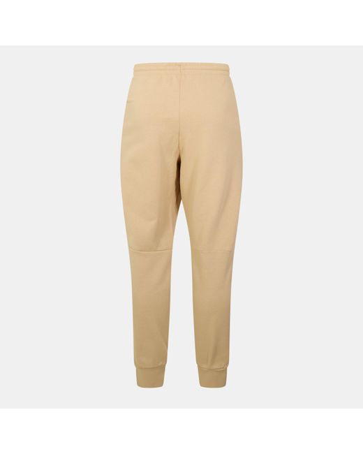 Lacoste Natural Closed Hem Fleece Joggers for men