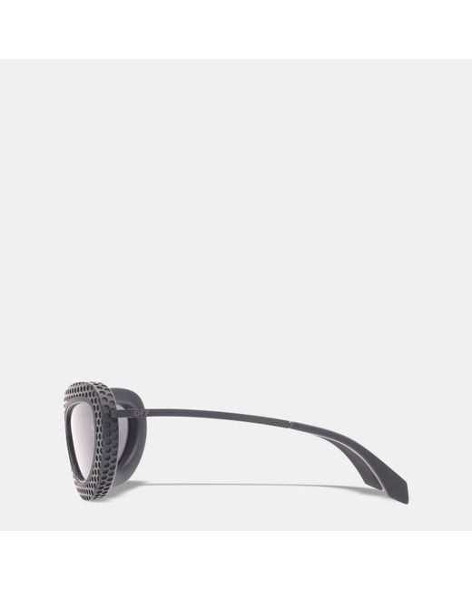 Off-White c/o Virgil Abloh Gray Tokyo Sun Sunglasses