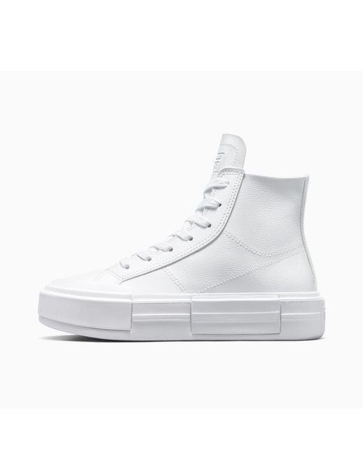 Converse White Adults Chuck Taylor All Star Cru High-Top Trainers